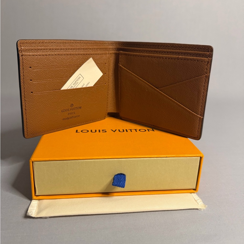 Louis Vuitton Dark Brown Monogram Card Holder - Picture 2 of 2